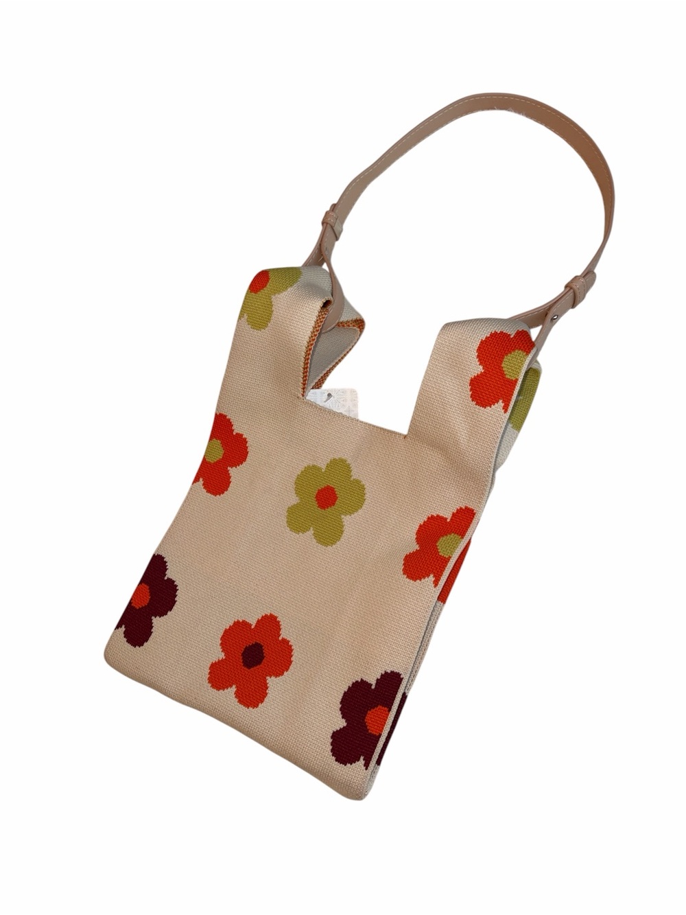 Free People Lucca Make It Mini Floral Knit Clutch NWT Retro Boho Removable Strap - Picture 5 of 15